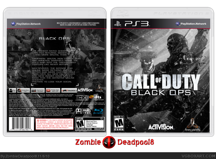 Call of Duty: Black Ops box art cover