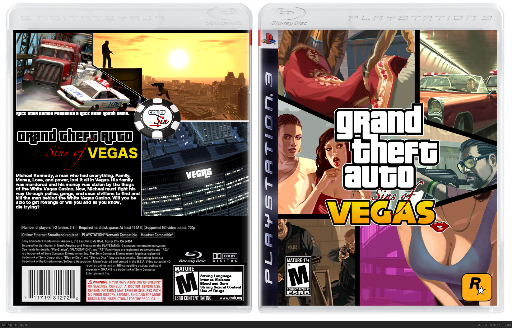 Grand Theft Auto: Sins of Vegas box cover