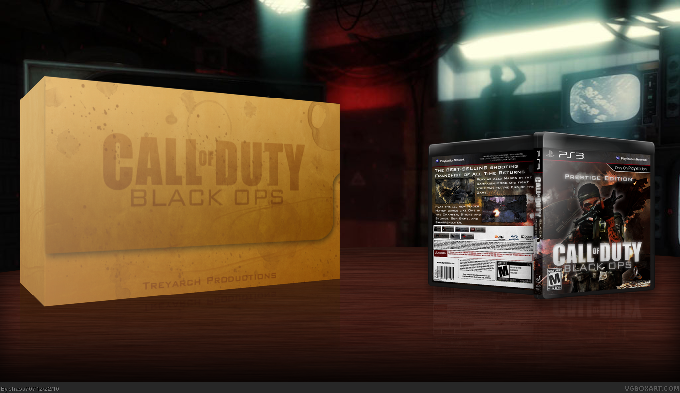 Call of Duty Black Ops: Prestige Edition box cover