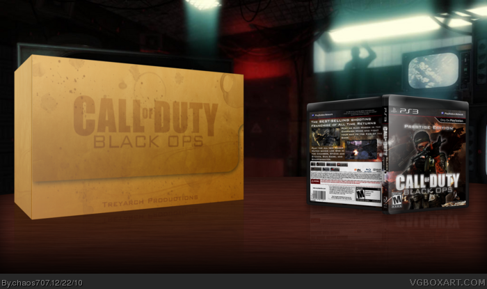Call of Duty Black Ops: Prestige Edition box art cover