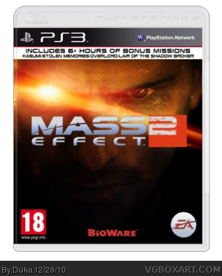 Mass Effect 2 box cover