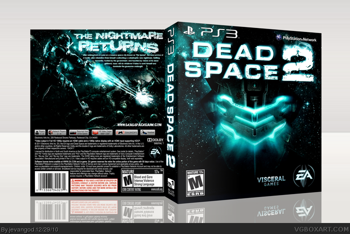 Dead Space 2 box art cover