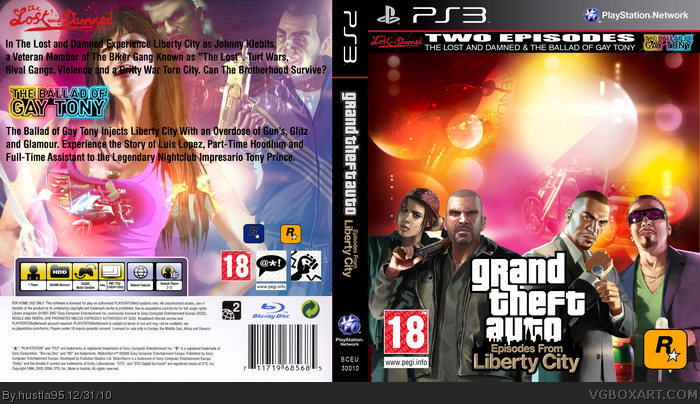 Grand Theft Auto: Episodes From Liberty City box art cover