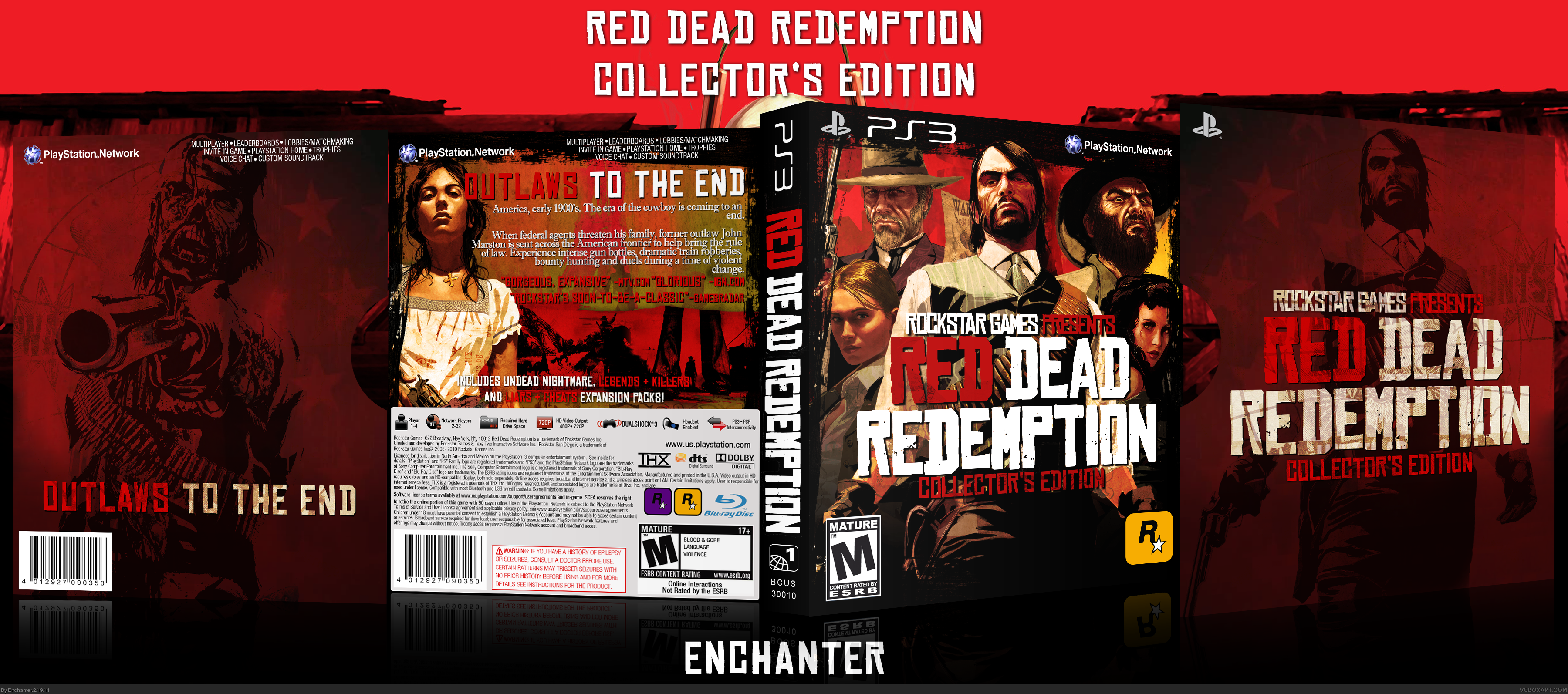 Red Dead Redemption: Collectors Edition box cover