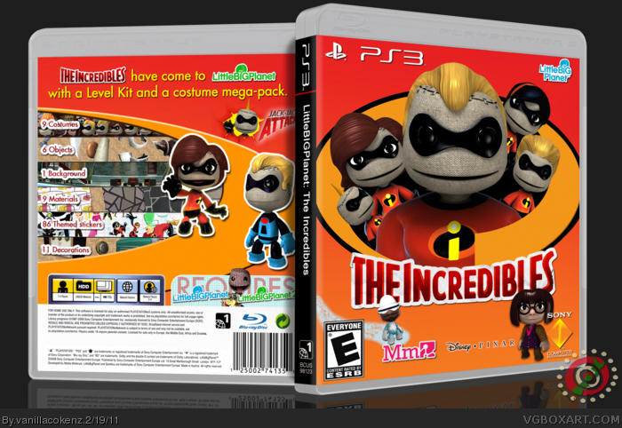 LittleBIGPlanet: The Incredibles box art cover