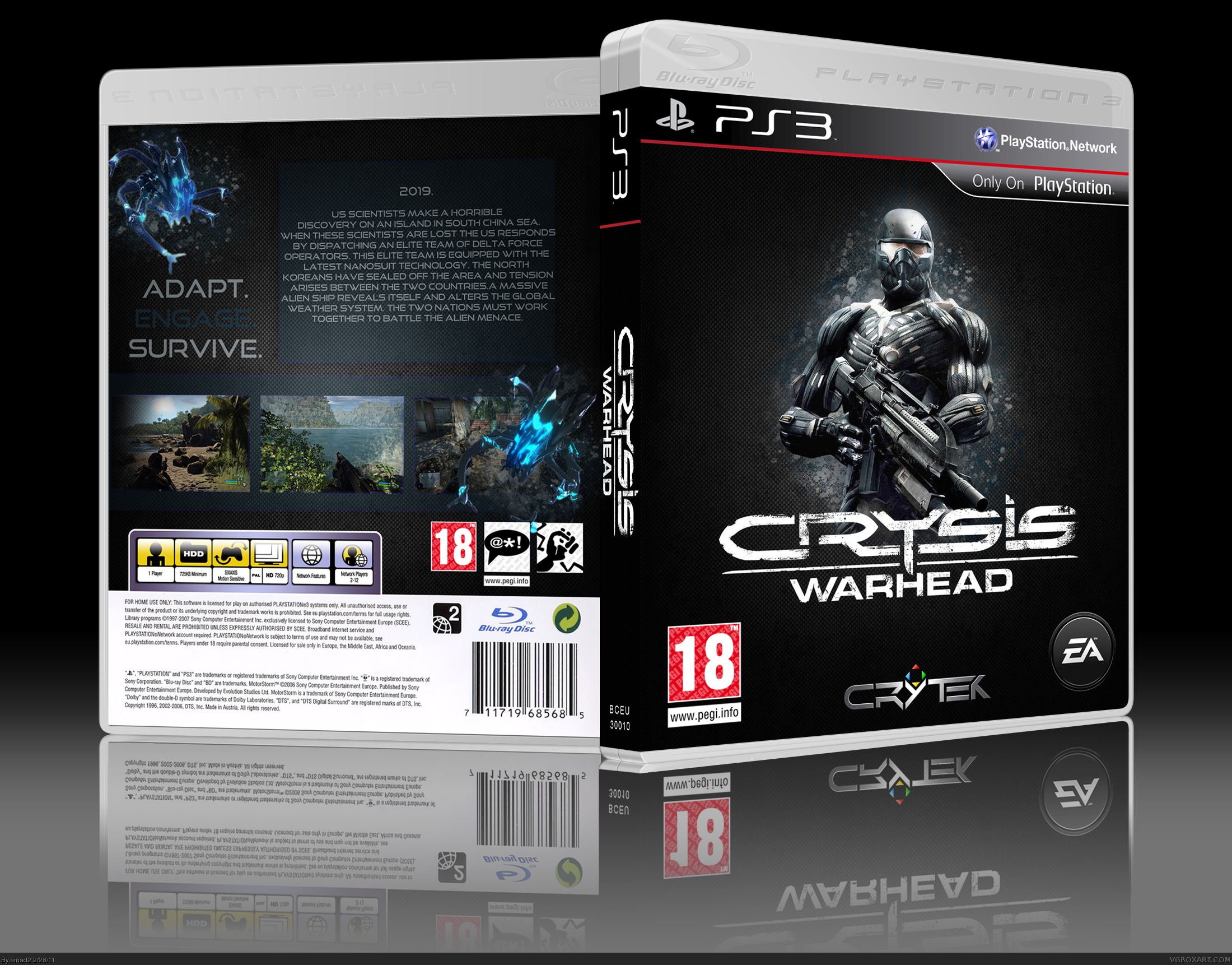 Crysis: Warhead box cover