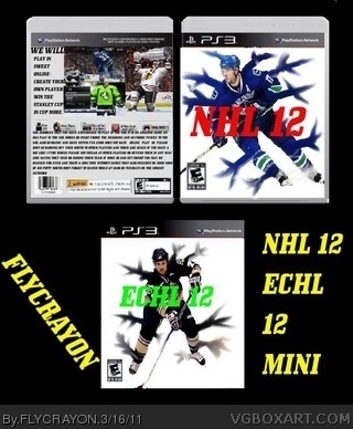 NHL 12 ECHL package box cover