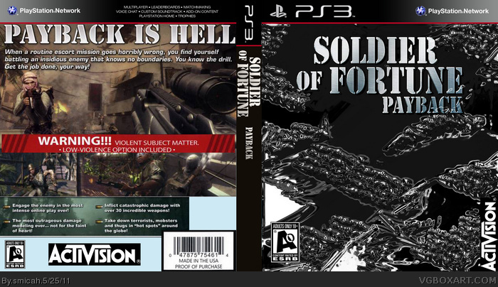 Soldier Of Fortune Payback box art cover
