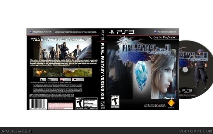 Final Fantasy  Versus XIII box art cover