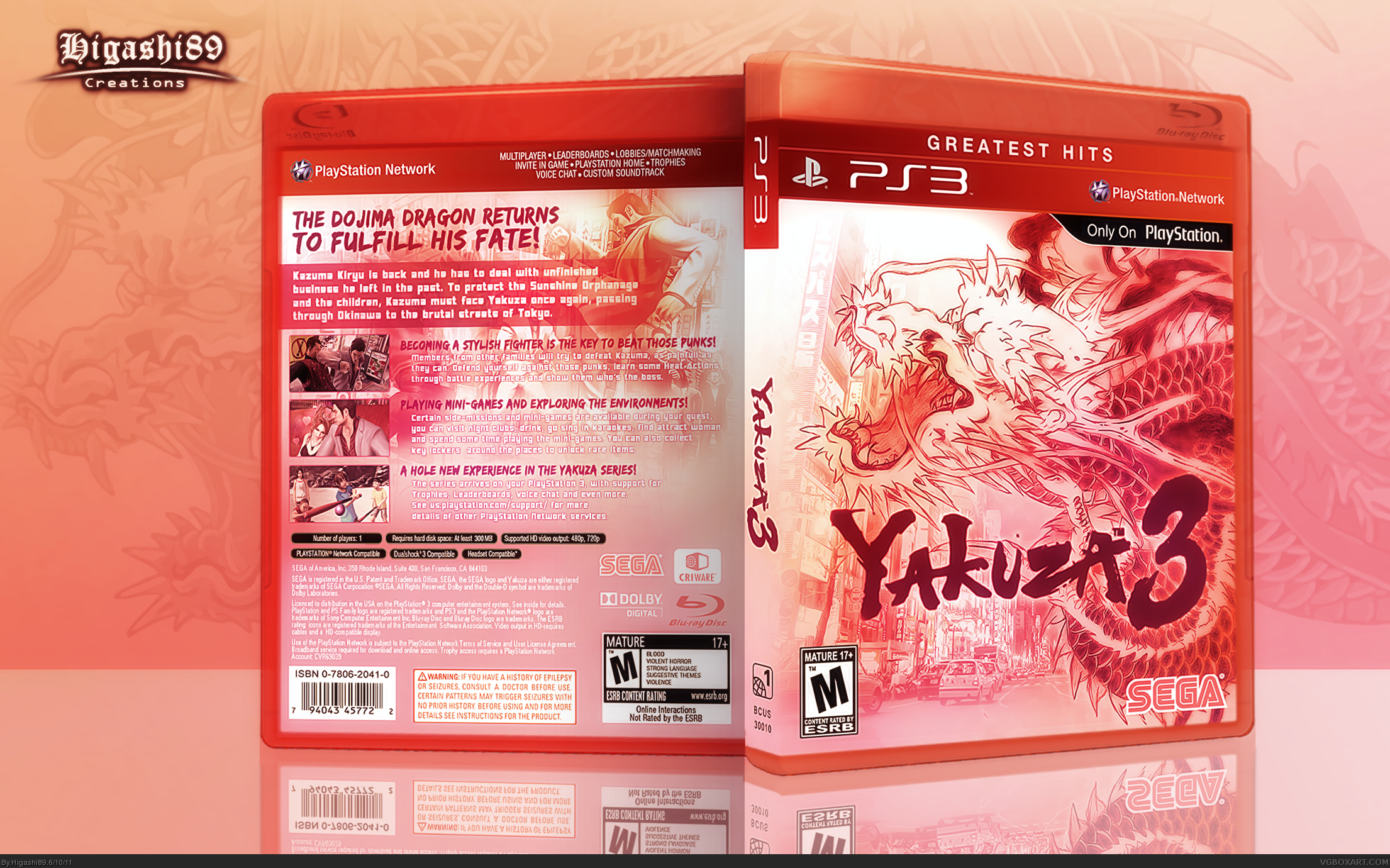 Yakuza 3 box cover