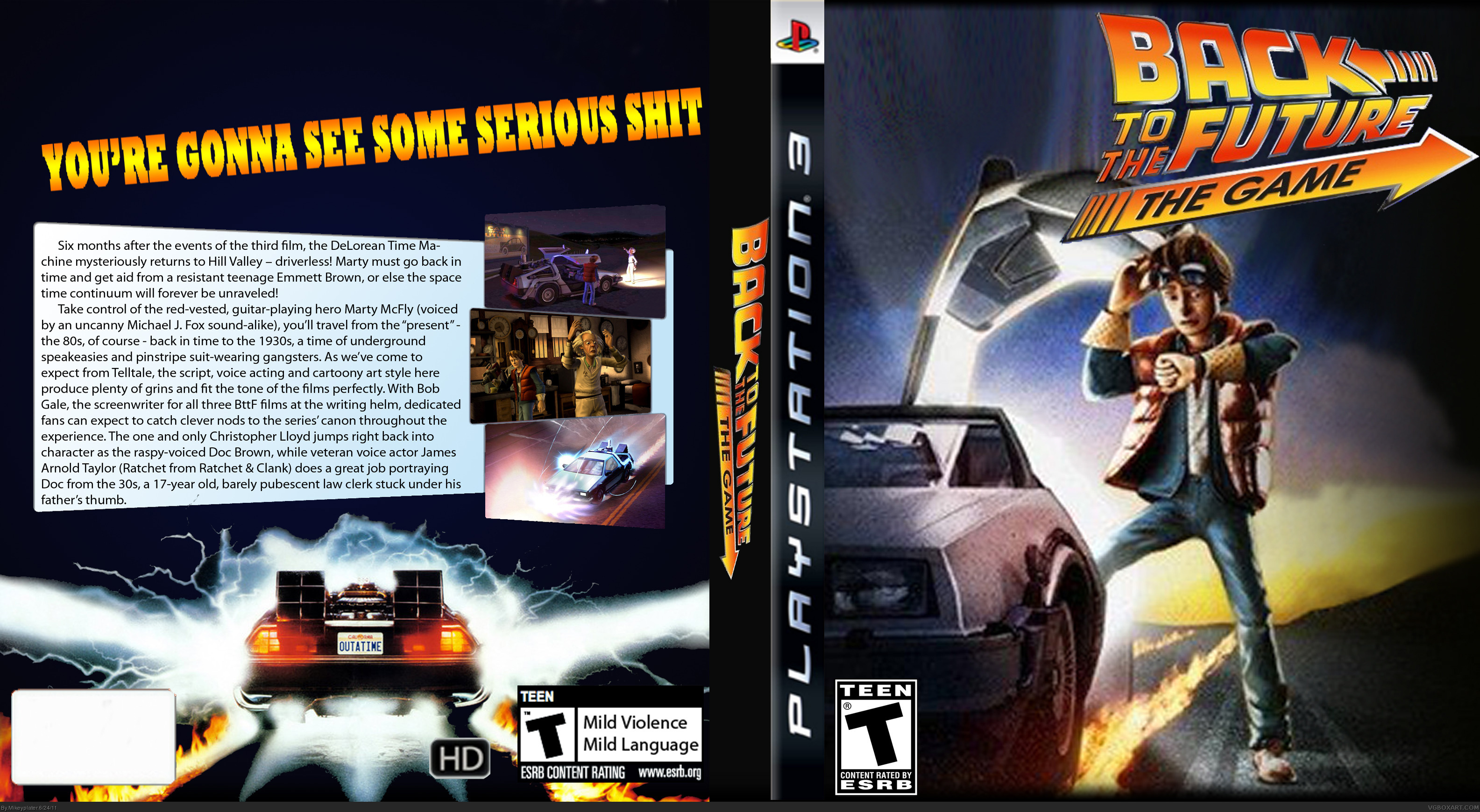 Back To The Future: The Video Game box cover