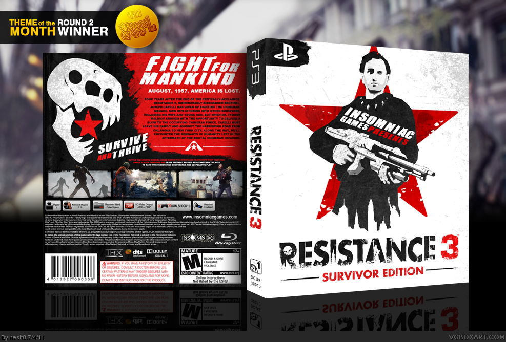 Resistance 3 box cover