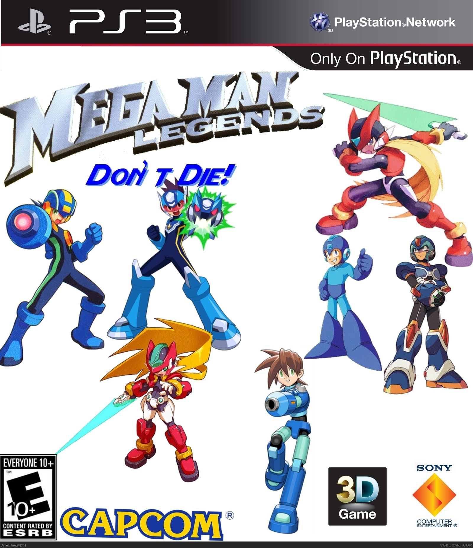 Mega Man Legends Don't Die! box cover