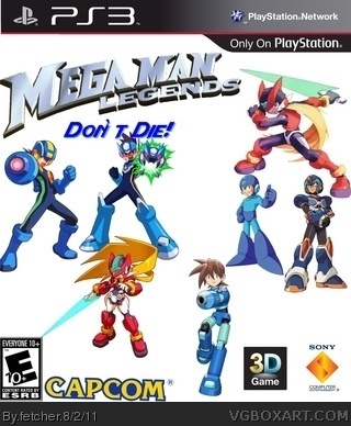 Mega Man Legends Don't Die! box art cover