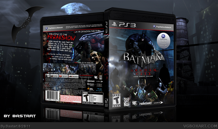 Batman Arkham City: Dark Knight Edition box art cover