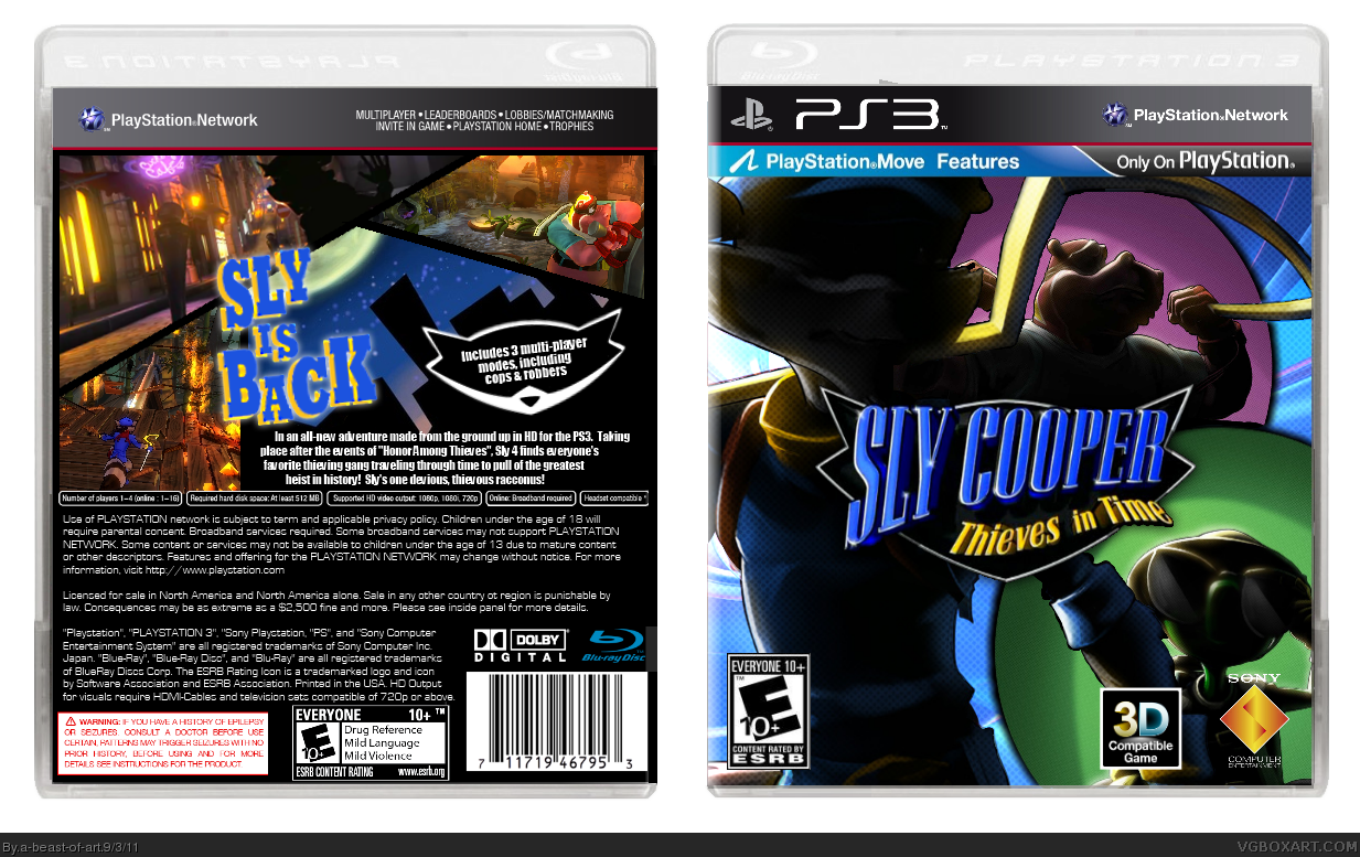 Sly 4 box cover