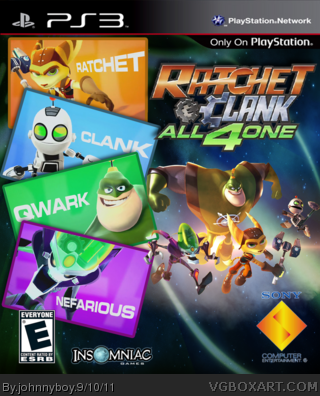Ratchet and Clank: All 4 One box art cover