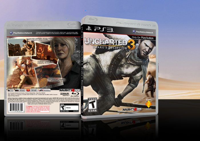 Uncharted 3: Drake's Deception box art cover