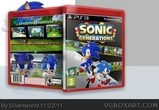 Sonic Generations box cover