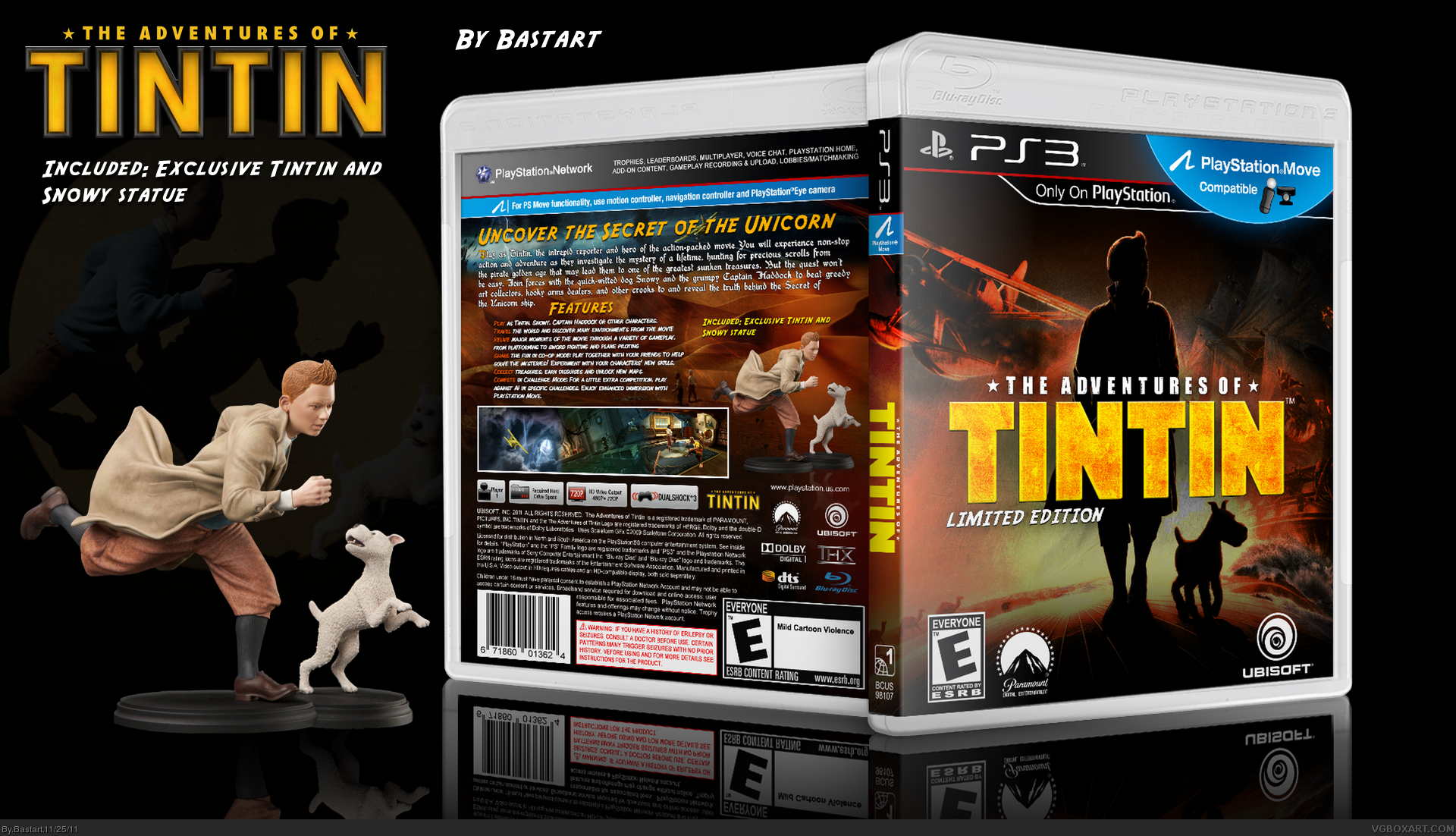 The Adventures of Tintin (Limited Edition) box cover