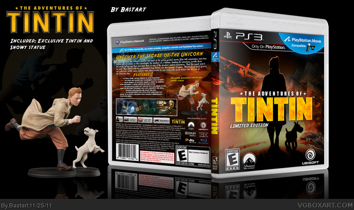 The Adventures of Tintin (Limited Edition) box art cover