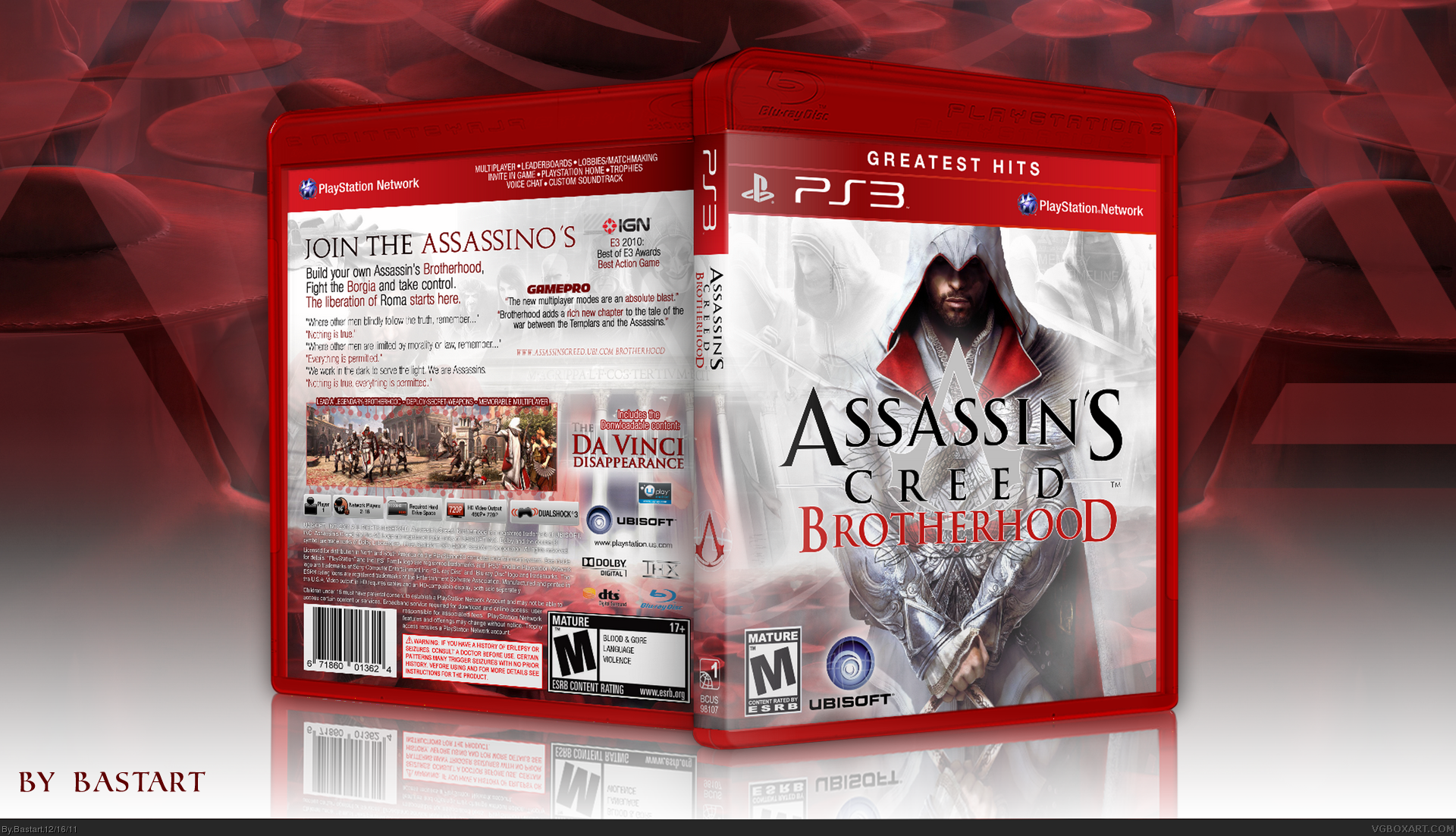 Assassin's Creed; Brotherhood (Greatest Hits) box cover