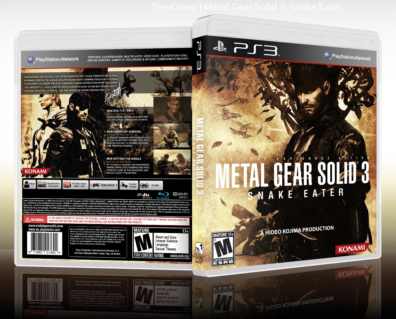 Metal Gear Solid: Snake Eater box cover