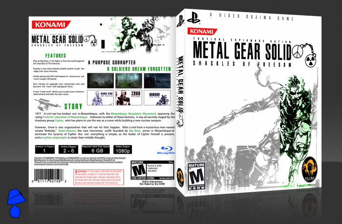 Metal Gear Solid: Shackles of Freedom box art cover