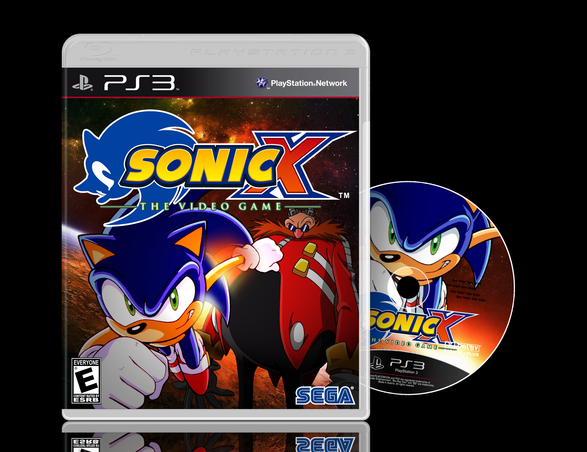 Sonic X: The Video Game box cover