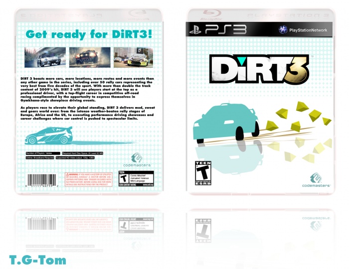 DiRT 3 box art cover