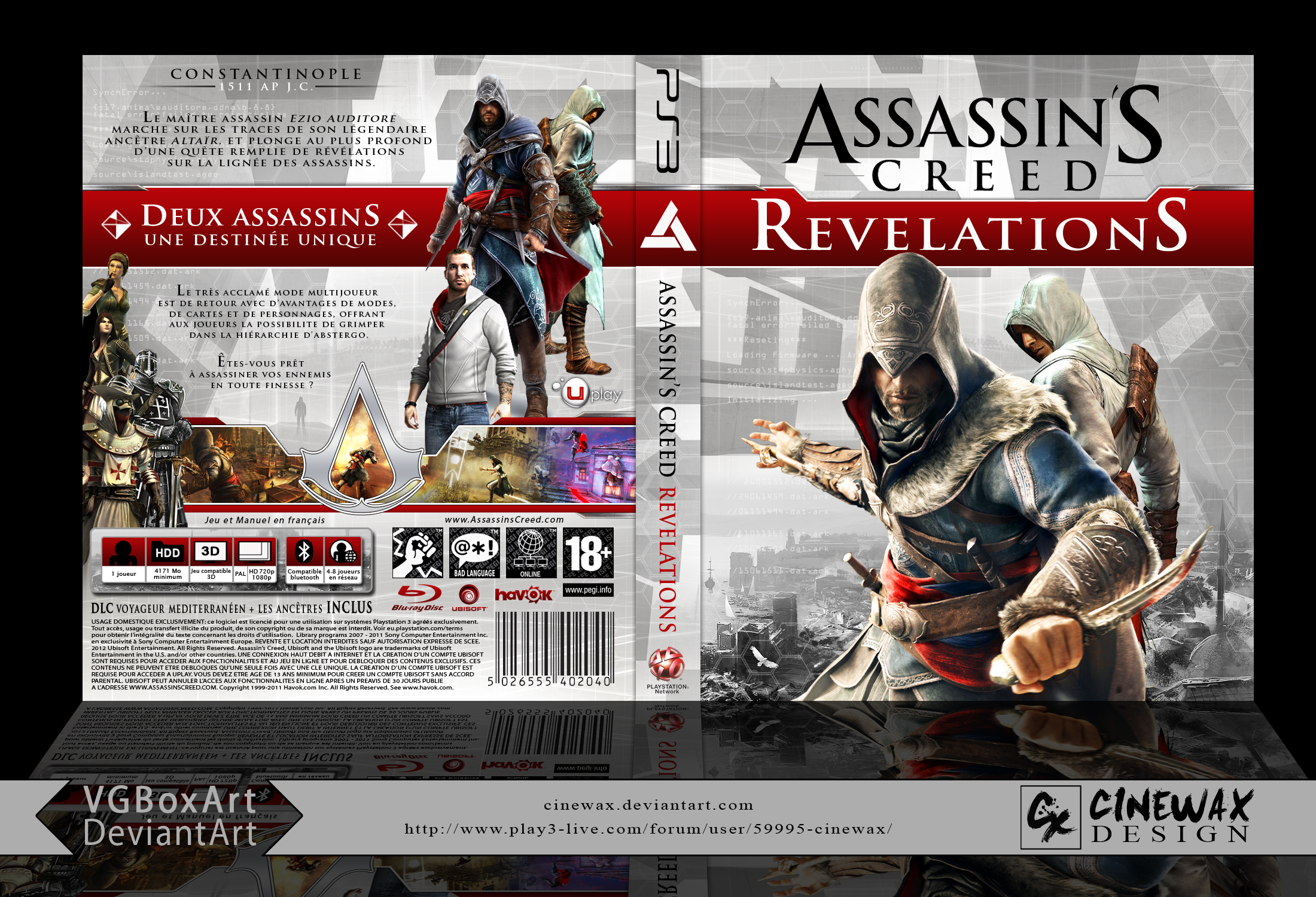 Assassin's Creed Revelations french box cover