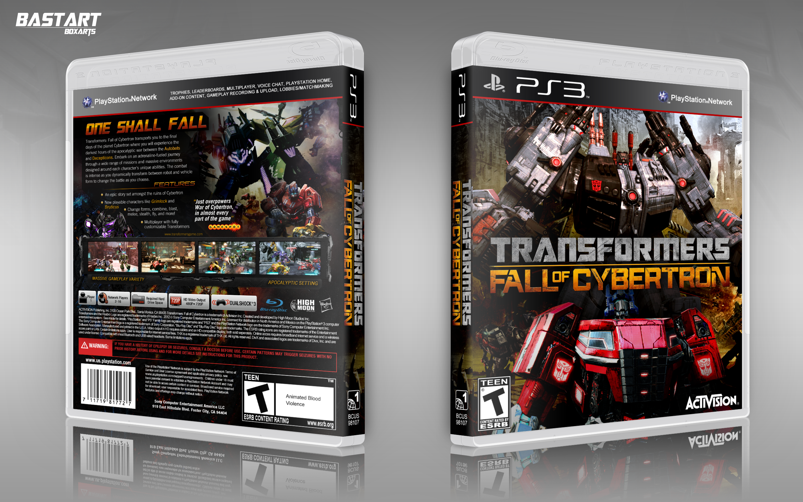 Transformers: Fall of Cybertron box cover