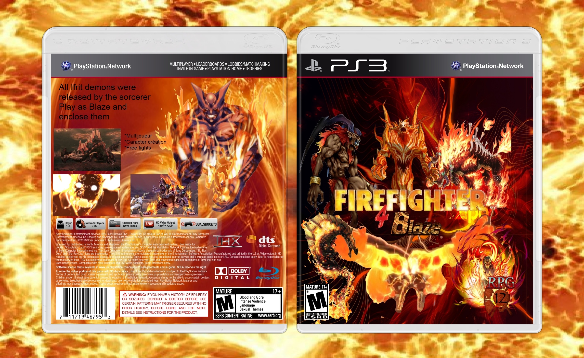 Fire Fighter 4: Blaze box cover