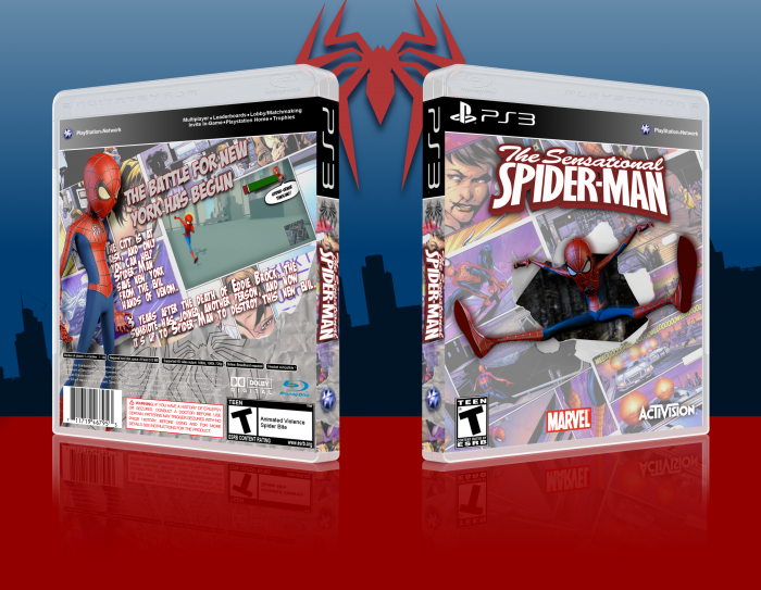 The Sensational Spider-Man box art cover
