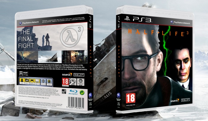 Half - Life 3 box art cover