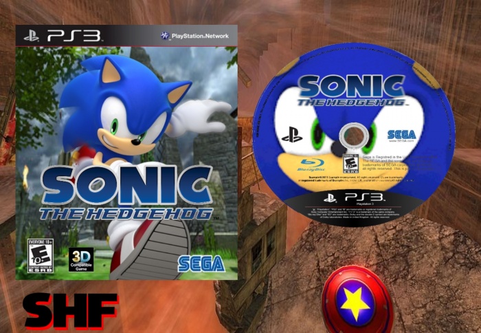 Sonic the Hedgehog Next Gen Remake box art cover