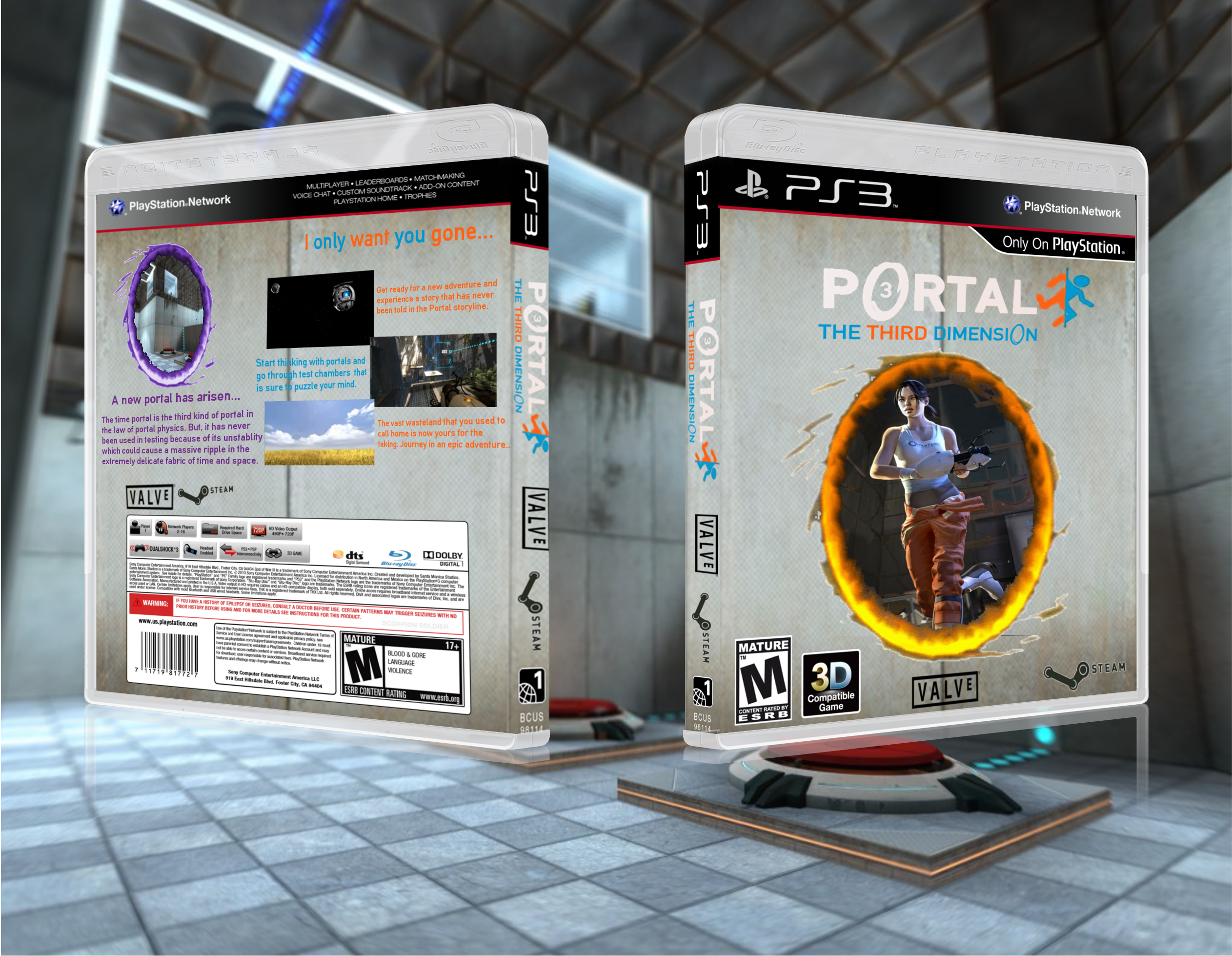 Portal 3: The Third Dimension box cover