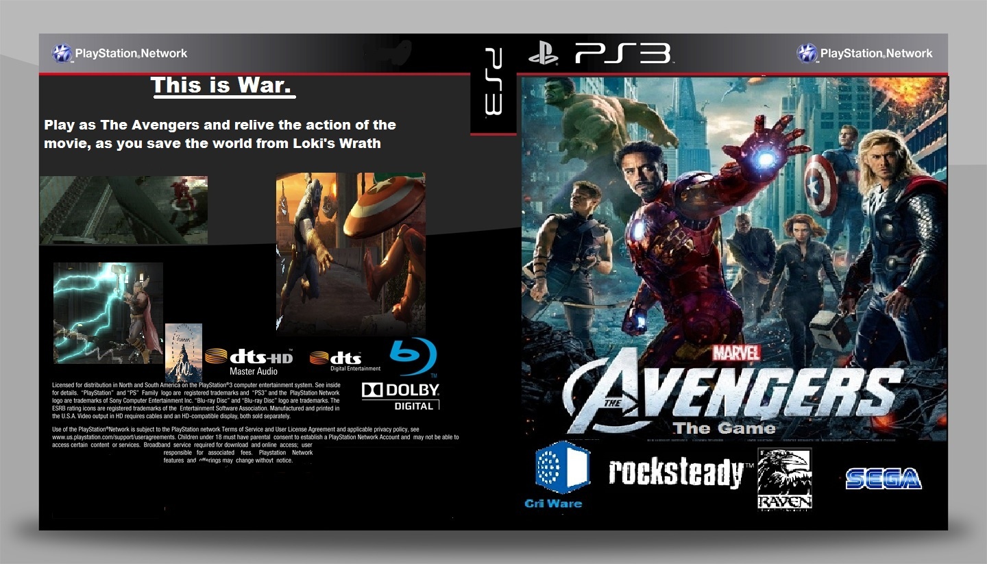 The Avengers: The Official Game box cover