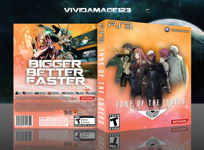 Zone of the Enders: The 2nd Runner box art cover