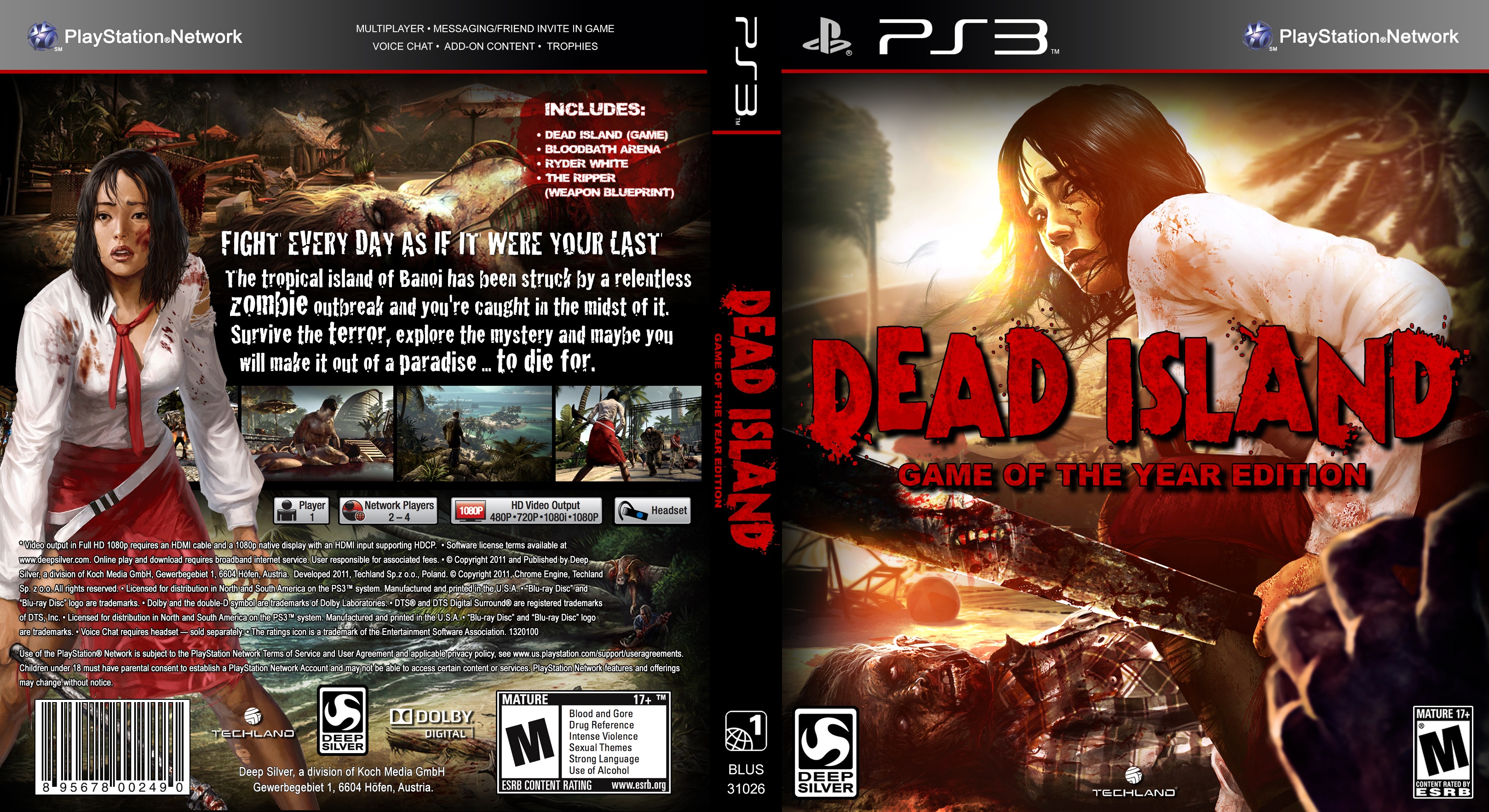 Dead Island: Game of the Year Edition box cover