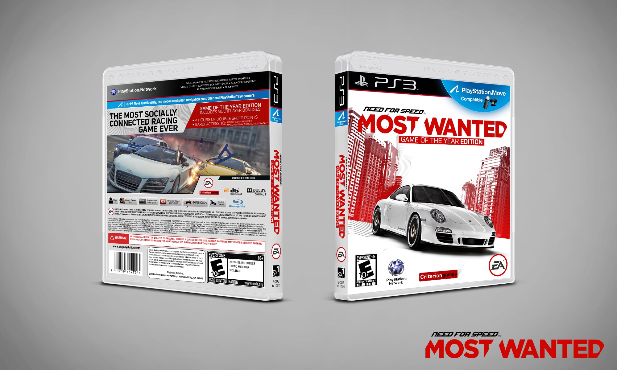 Need for Speed Most Wanted box cover