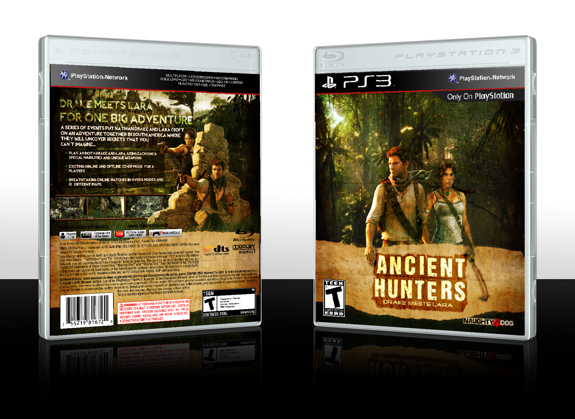 Ancient Hunters: Drake meets Lara box cover