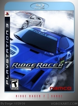 Ridge Racer 7 box art cover
