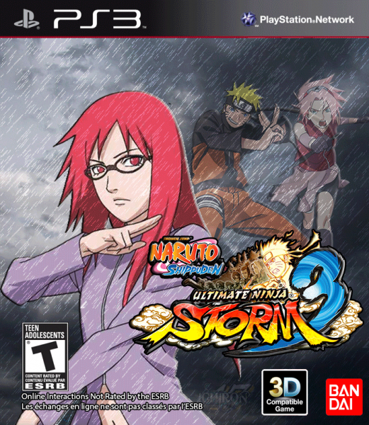 Naruto Shippuden Ultimate Ninja Storm 3 box cover