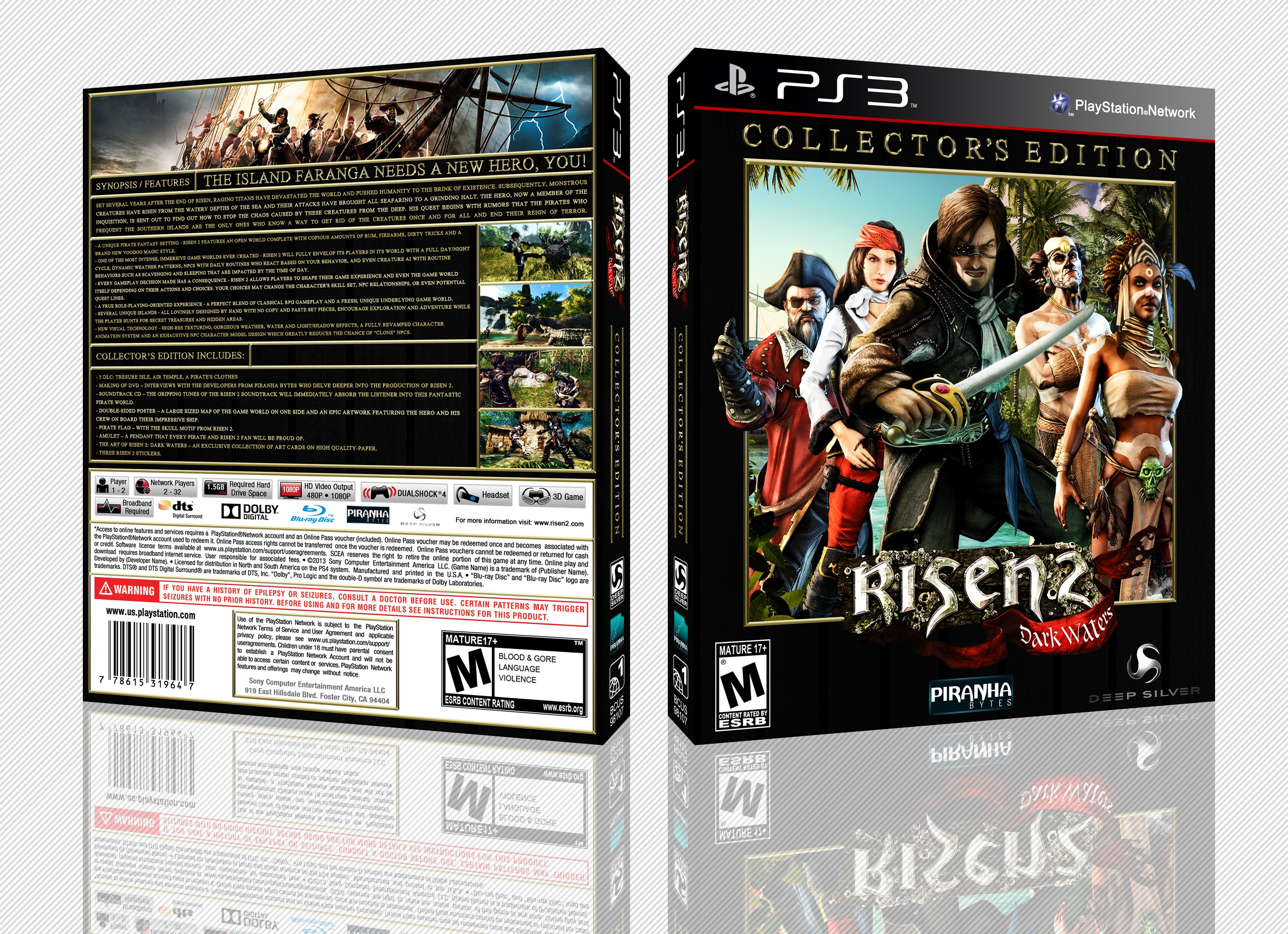 Risen 2: Dark Waters Collector's Edition box cover