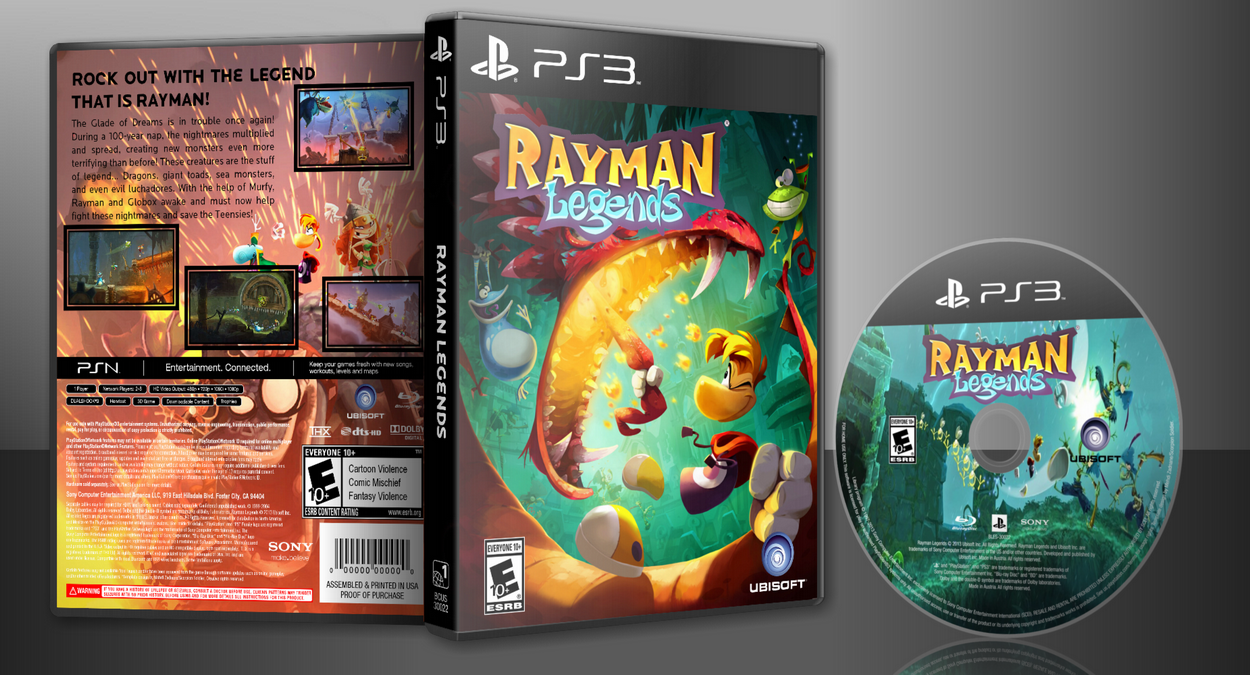 Rayman Legends box cover