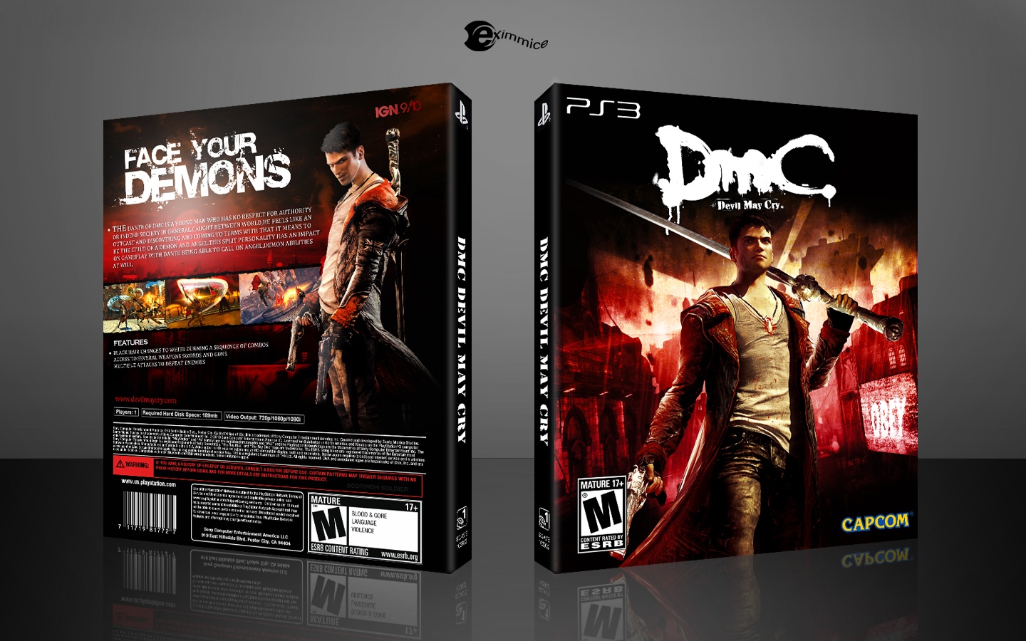 DmC: Devil May Cry box cover