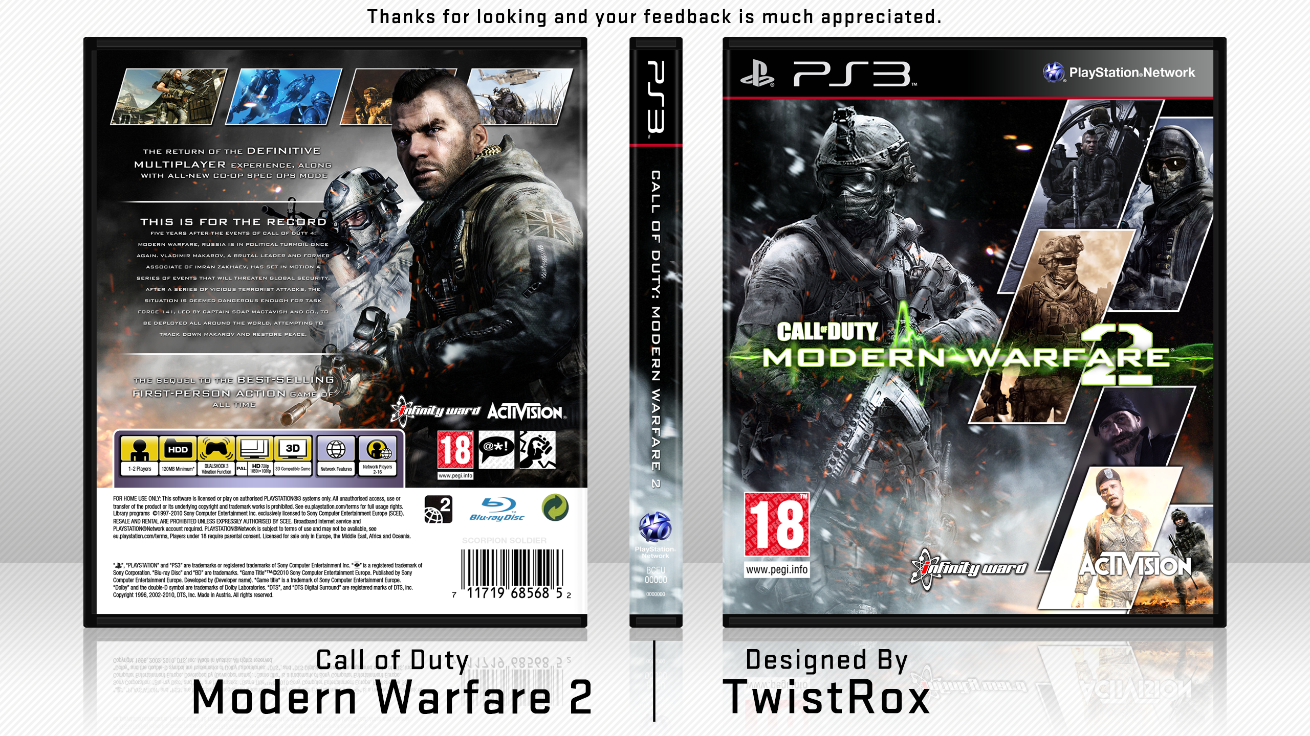 Call of Duty: Modern Warfare 2 box cover