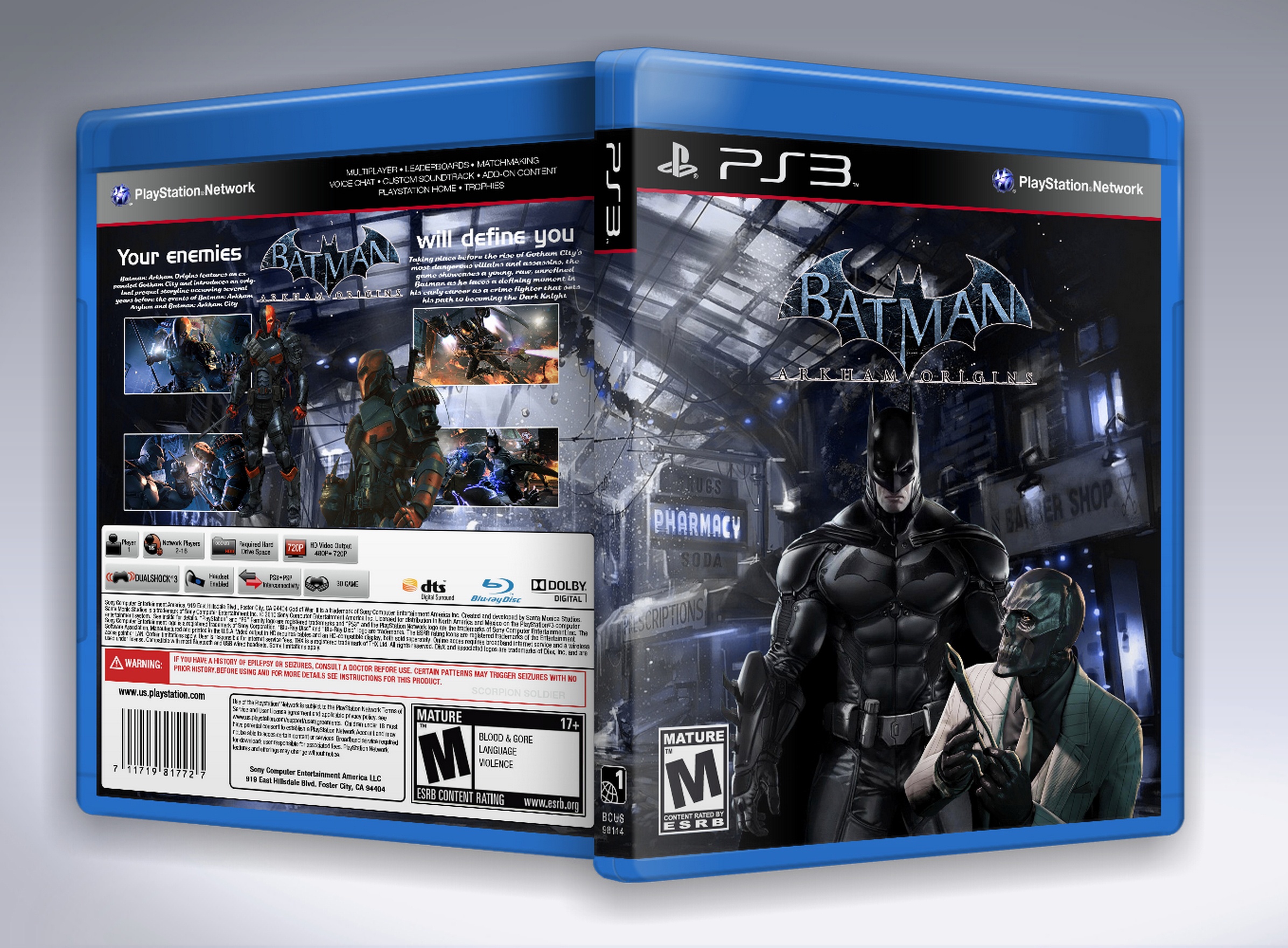 Batman Arkham Origins box cover