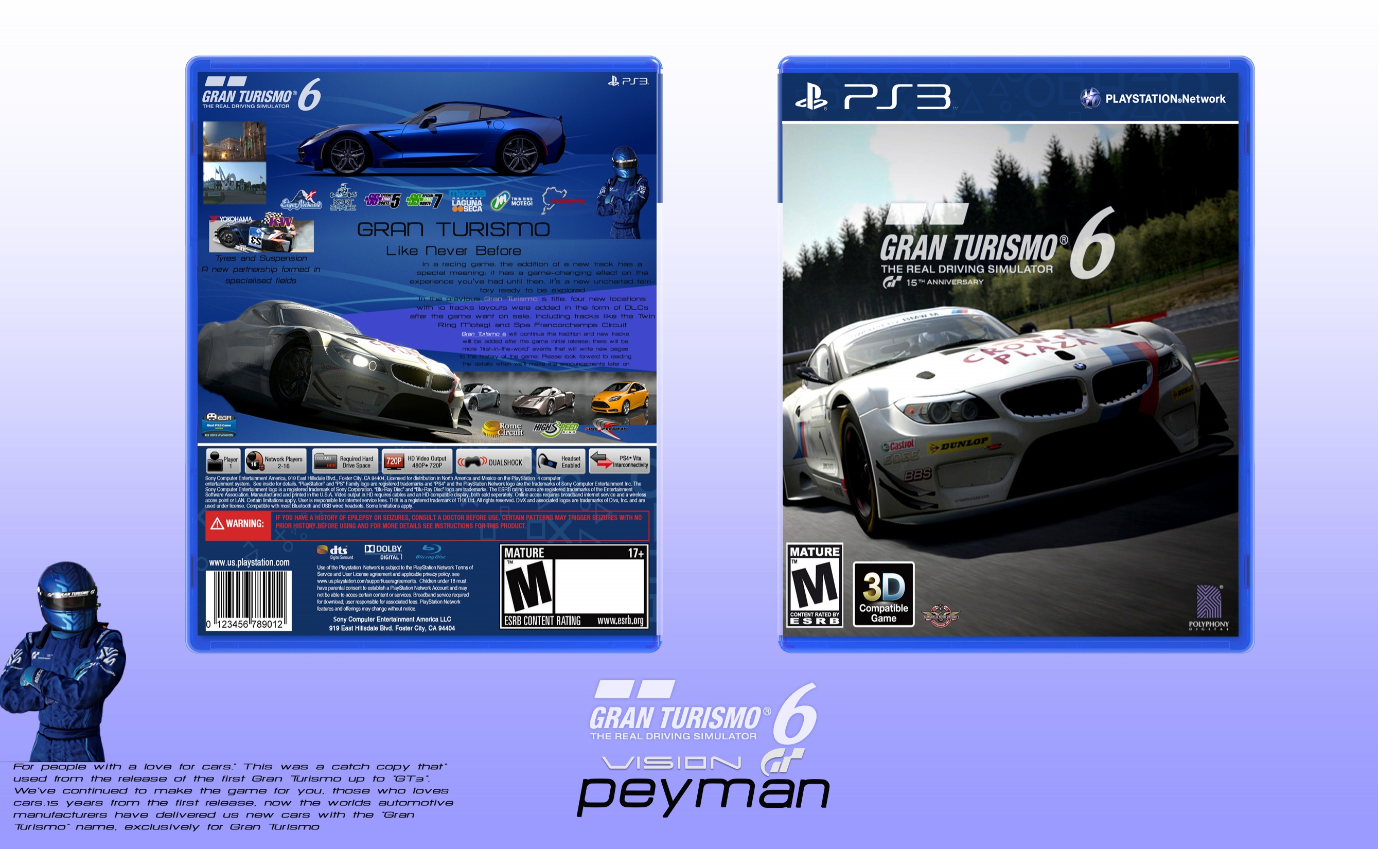 Gran Turismo 6 box cover